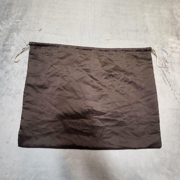 Coach Dust Bag Drawstring Brown Satin EST.1941 Purse Handbag Storage Pouch - Picture 5 of 7